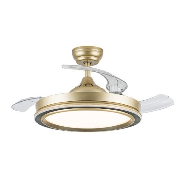 Ventilador DC 72W 6226LM 3 Aspas, Desplazamiento 106°, 3000-4000-6500K, Control Remoto, Memoria, Temporizador - Ideal para climatizar espacios.