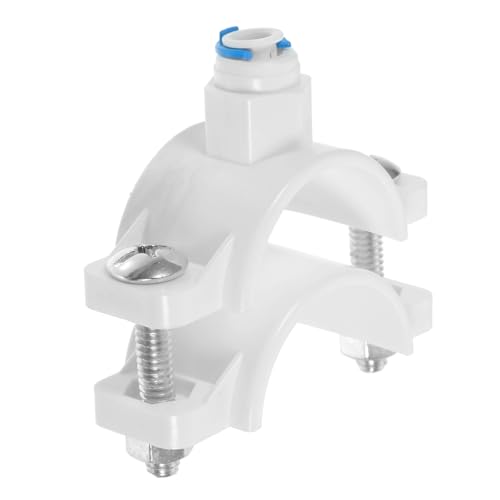 Sewroro Abrazadera de Desagüe Pom con Conexión Rápida Pulg para Filtros de Agua Purificadora Accesorio Plástico para Instalación de Sistema Ro Doméstico