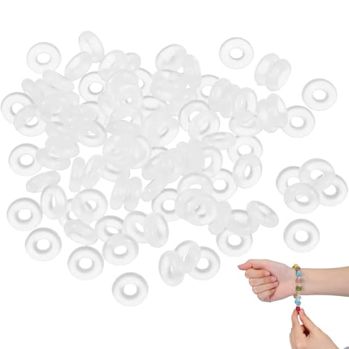 【Facili da usare e da pulire】 Gli anelli di fermo in silicone sono eccezionalmente facili da usare e non richiedono alcun attrezzo. Si infilano facilmente sulle collane. Il loro materiale resistente e facile da pulire garantisce un piacere duraturo per le vostre creazioni di gioielli fatti a mano.