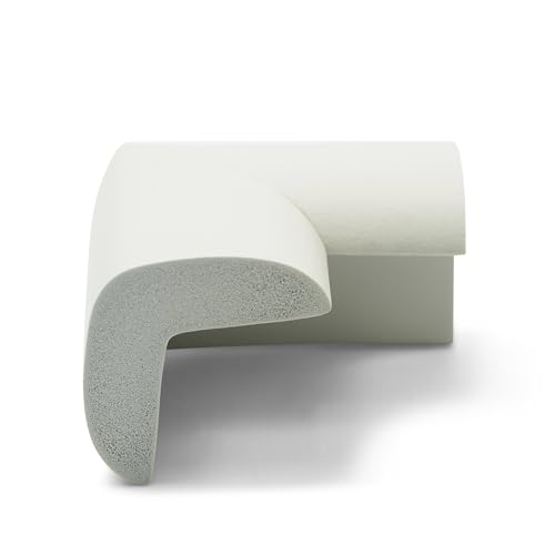 Image of Regalo 4 Pack Safety Corner & Edge Protectors for Baby Proofing, Soft Foam Furniture Corner Guards, Large, Gray