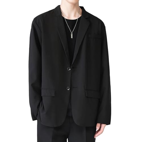 Blazers légers homme veste de costume deux boutons coupe relax