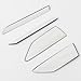 for Volkswagen Tiguan 2017-2024 Black Exterior Side Wing Emblem Badge Decals Cover Trim Car Accessories 4pcs