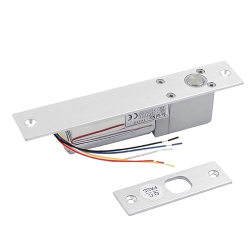 Kit de cerradura eléctrica para puerta Cerradura de puerta de mortaja electrónica de caída de baja temperatura Cerradura de perno eléctrico a prueba de fallos DC12V con retardo de tiempo for de Contro