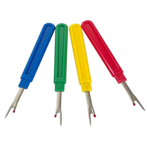 4Pcs Seam Ripper Stitch Remover Thread Remover for Removing Unwanted Hems and Seams