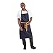 Whites Chefs Clothing B980 - Grembiule da bistrot in policotone, 700 x 1000 mm, colore: blu denim