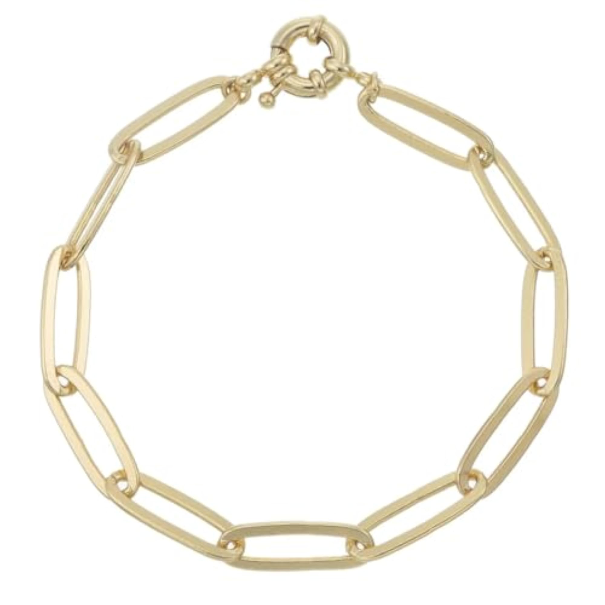 Women's Imperial Chain Bracelet, 18k Gold Plated