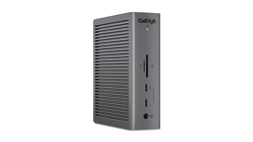 CalDigit TS5 - Thunderbolt Station 5 with 1m Thunderbolt 5 Cable CD-TS5TBT5-TS5-EU-AMZ