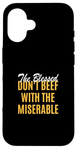 University Varsity-�S�[���h�J���[ Too Blessed To Be Miserable �X�}�z�P�[�X iPhone 16 �p