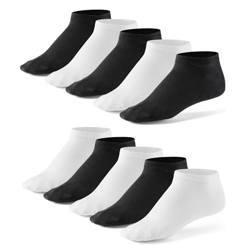 Mat and Vic's Mens Liner Ankle Socks (5 or 10 Pair Pack) Cotton Classic Comfortable Breathable