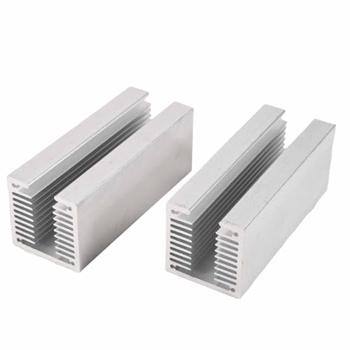 Yuikome Radiador de Ventilador de 2 Piezas/Disipador de de Aluminio/Disipador de a 220 / Disipador de a 3P / Disipador de 3P11 40X40-100 Mm