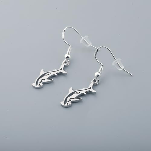 OKEYCH Hammerhead Shark Lover Gift Hammerhead Shark Design Earrings Love Hammerhead Shark Jewelry Hammerhead Shark Merch4
