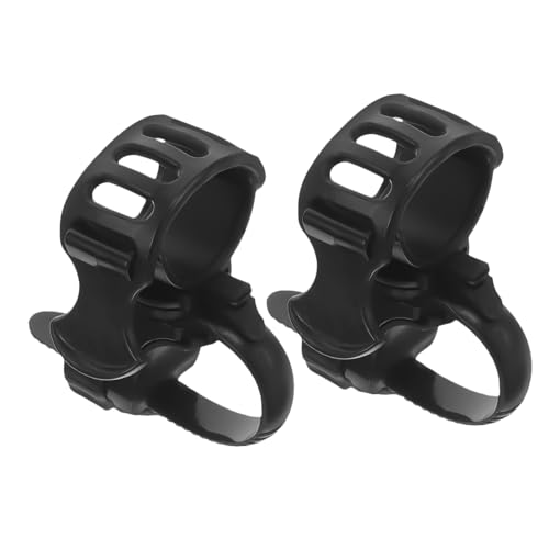 HAPINARY 2pcs Cane Storage Holder for Wheelchair Sturdy Crutch Holder Rubber Base Easy Install Cane Rack for Electric Scooter and Walker Accessories