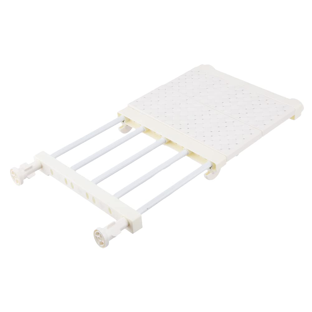 MOVKZACV Estante de almacenamiento extensible para ropa, organizador ajustable, separador de armario capacidad para objetos de 30 kg