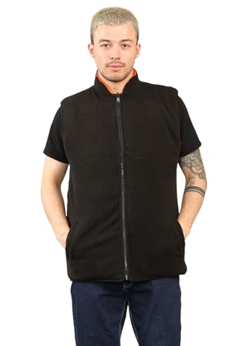 Chaleco de alta visibilidad reversible para hombre con forro polar 5