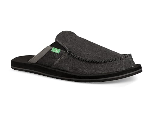 Sanuk Mens You Got My Back Mule | Mens Shoes | Slip On Shoes for Men | Men's Slip-on Loafers | Memory Foam Footbed