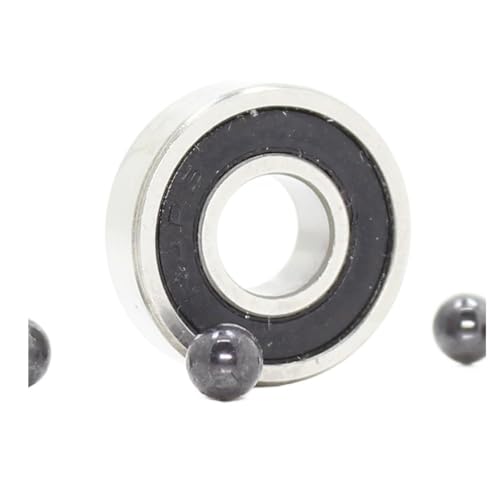 DUKUTS R4 Hybrid Ceramic Bearing 6.35 * 15.875 * 4.97 mm ABEC-1 1PC Industry Motor Spindle R4HC Hybrids Si3N4 Ball Bearings 3NC R4RS
