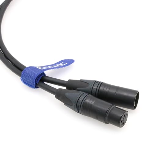 Cable XLR de 3 pines para alimentación de cámaras de 24V CC y 1,8m 3