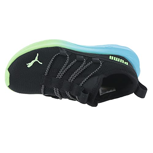 Image of PUMA Softride One4All Fade PS Boys ToddlerYouth Slip On 125 M US Little Kid BlackLimeAqua