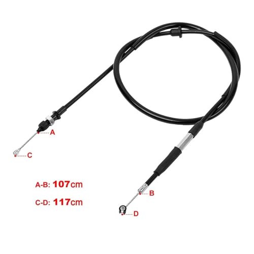 Câble de commande d'embrayage CRF450R haute résistance en acier tressé - 2