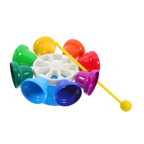 Clochette à main octave 8 tons pour simplifier l'éveil musical en maternelle