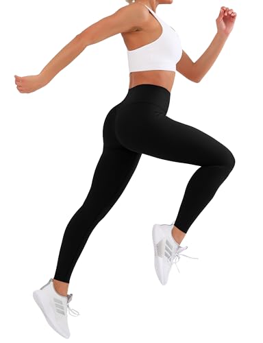 chanan high waisted leggings for women no see through tummy control buttery soft yoga pants for workout athletic running