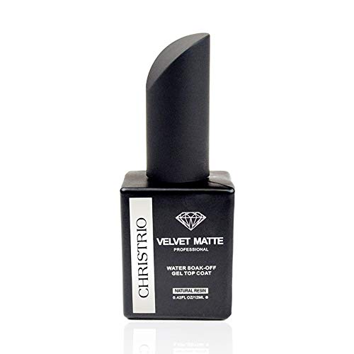 Christrio Velvet Matte Water Soak-Off Gel Top Coat