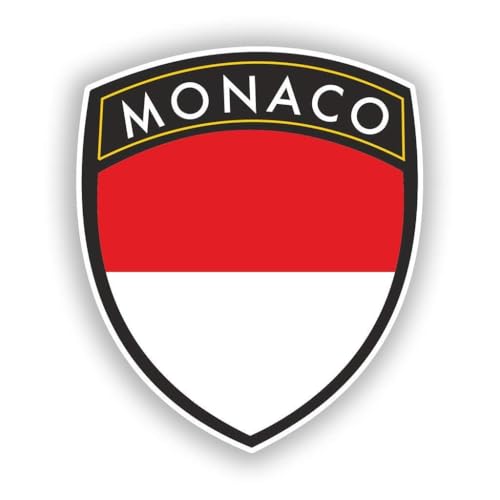 Monaco Flag Design Round Metal 0.75" Lapel Pin Hat Shirt Pin Tie Tack Pinback3