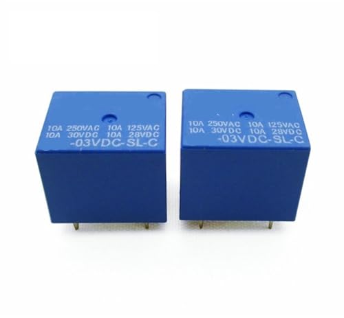 Relé SRD-3VDC-SL-C interruptor electromecánico T73 de 3v y 5 pines para Arduino