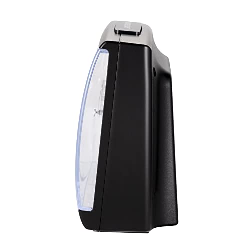 5.7" Silent Analog Alarm Clock Non Ticking, Gentle Wake, Beep Sounds, Increasing Volume, Battery Operated Snooze And Light Functions, Easy Set, Black (Best For Elder) #TOP2