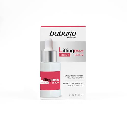 Babaria - Sérum Lifting Effect, Antiarrugas y Relaja el Rostro, Efecto Antiedad, con Tripéptido Botox-Like y Emolientes, 100% Vegano - 30 ml