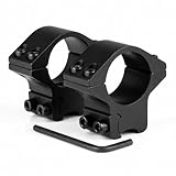 360 Tactical 2 Piece 1 Inch Low Profile Rifle Scope Rings...