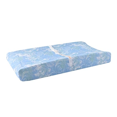 Image of TADO MUSLIN Changing Pad Cover for Baby Girls Boys - 100% Organic Cotton Muslin Changing Pad Sheets with Secure 360 Elastic Fit, Ultra-Soft for Delicate Skin, 2 Pack