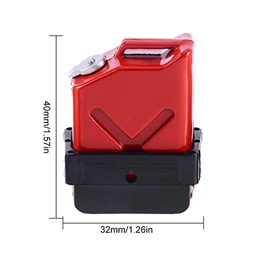 AMOGOT RC Car Decoration Accessories Mini Fuel Tank RC Fire Extinguisher for 1/10 RC TRX4 Axial SCX10 Redcat GEN7 gen8 D90 TF2 CC01 Rock Crawler