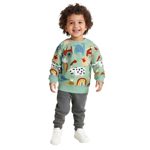 Sweat à capuche garçon en maille de coton doux et durable