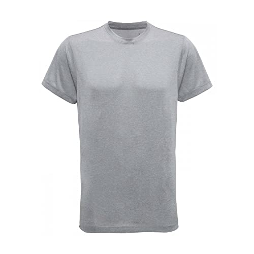 Image of TriDri Mens Performance Melange Recycled T-Shirt (L) (Silver)