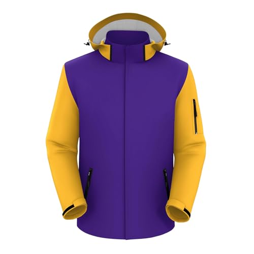 Men's Rain Jacket Waterproof Windbreaker Light Jackets Hooded Raincoat For Daily Casual, S-5XL4