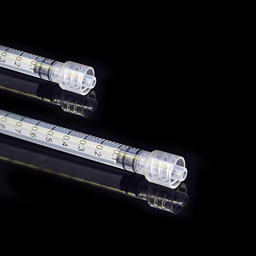 Disposable 1Ml Syringe With 25G 1Inch Needle Lab Supplies, Individually Packaged 50Pack #TOP3