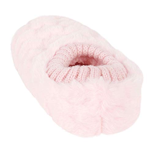 Image of Jessica Simpson Women's and Girl's Plush Fleece Lined Slipper Socks with Anti-Slip Sole- Mommy & Me Set Options