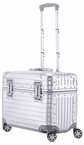 アルミ製スーツケース!全金属トランク アルミ合金ボディ 旅行用品 TSAロック搭載17/20/21/22インチ 機内持ち込み キャリーバッグ キャリーケース小型 (22インチ, 砂銀)