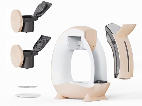 BENFUCHEN Single Serve Coffee Maker For KCup&Ground Coffee, MINI Q Americano ...