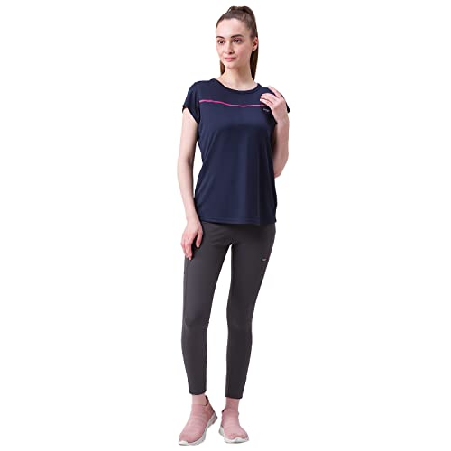 Image of berge' Ladies Polyester Dry Fit Western Shirts & Tshirts for Women, Quick Drying & Breathable Fabric, Gym Wear Tees & Workout Tops