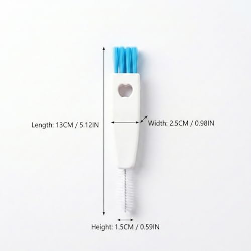 Image of 3 in 1 Cup Lid Gap Cleaning Brush Set, Multifunctional Bottle Cleaning Brush, Mutipurpose Tiny Silicone Cup Holder Cleaner, Home Kitchen Cleaning Tools (White)