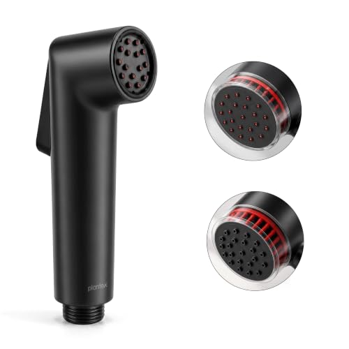 Image of Plantex Self Cleaning Health Faucet for Toilet /ABS Plastic Jet Spray for Bathroom /Hand Gun /Without Hose Pipe - Pack of 1 (Black)