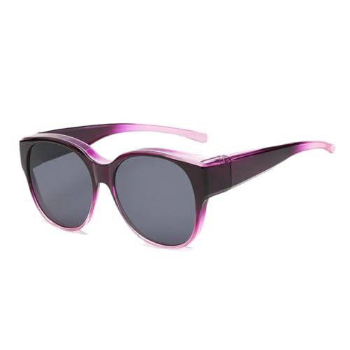 Lunettes de soleil de protection UV à monture ronde contre l'éblouissement