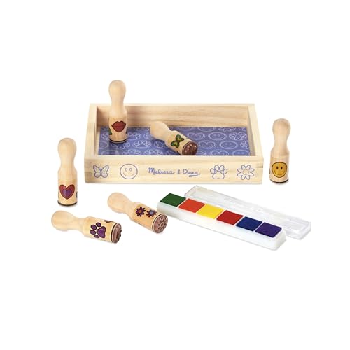 Melissa & Doug 2407 Happy Handle Stamp Set,Multi Color