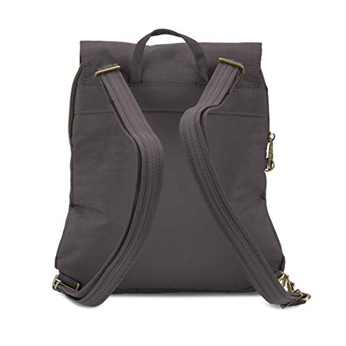 Travelon Anti-Theft Signature Slim Backpack, Smoke #TOP4