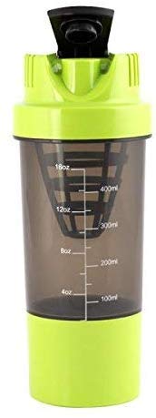 Shake Cyclone Izna Plastic Shake it Cyclone Shaker with Supplement Basket (Green ...