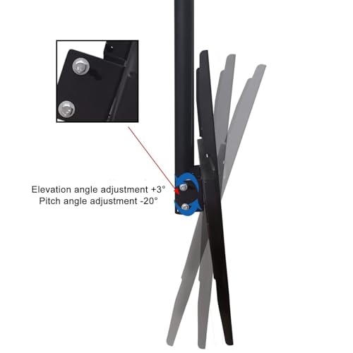 Support TV plafond universel idéal pour la maison et le bureau - 4