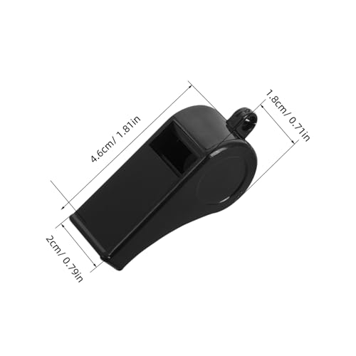 2 silbatos para árbitro ABS resistente con cordón miniatura 2