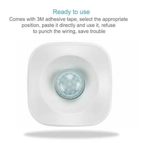 Zigbee - Sensor de movimiento inteligente | Detector de movimiento humano y luz PIR | Funciona con Alexa y Google Home - imagen 2